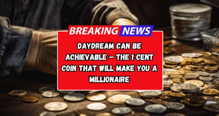 Daydream can be achievable – The 1 cent coin that will make you a millionaire