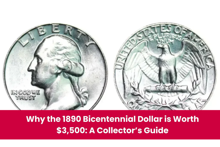 Why the 1890 Bicentennial Dollar is Worth $3,500 A Collector’s Guide