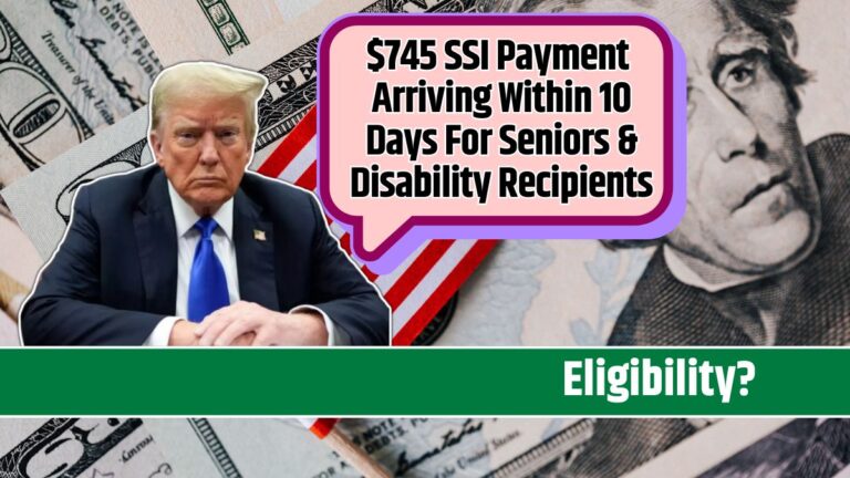 $745 SSI Payment Arriving Within 10 Days For Seniors & Disability Recipients