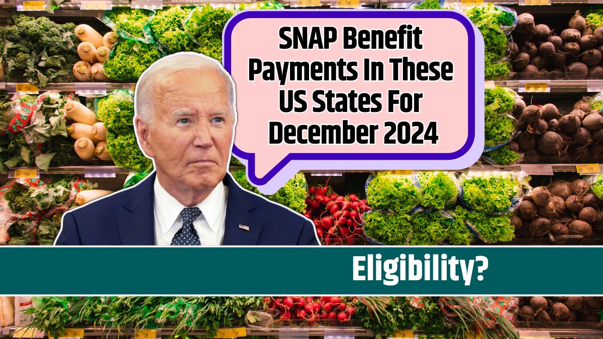 SNAP Benefit Payments In These US States For December 2024