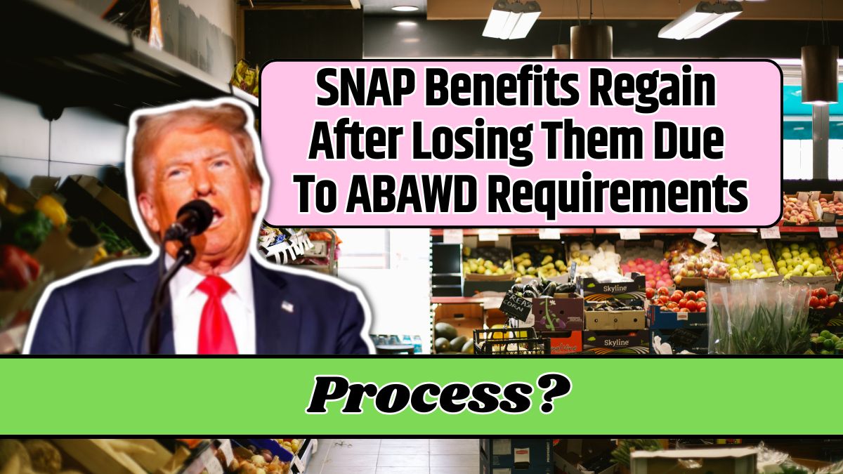 SNAP Benefits Regain After Losing Them Due To ABAWD Requirements