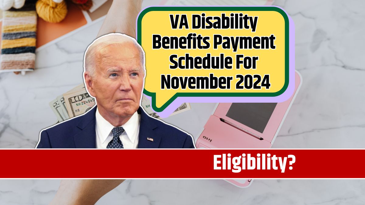 VA Disability Benefits Payment Schedule For November 2024